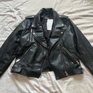 Zara Leather Jacket (BRAND NEW)